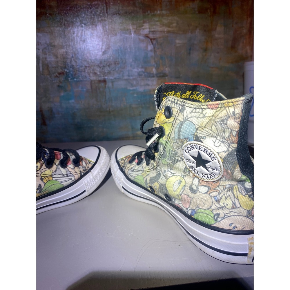 Converse Chuck Taylor‎ All Star Looney Tunes High Top Sneakers Mens 4 Womens 6 - Picture 5 of 9